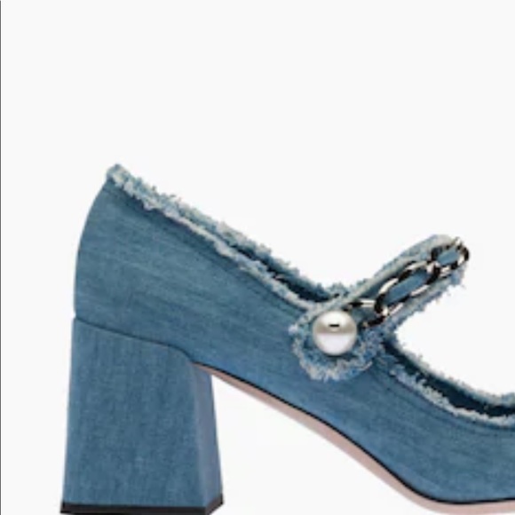 Miu Miu
Miu Miu Mary Jane Round Toe Denim Pumps 40 - Picture 7 of 12